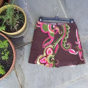 High Waisted Cordaroy Skirt